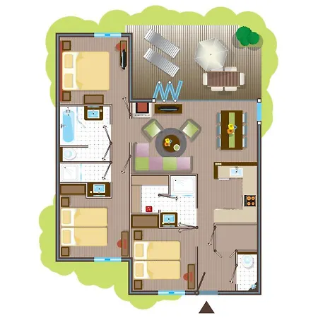 Center Parcs Les Trois Forets 假日公园 阿蒂尼